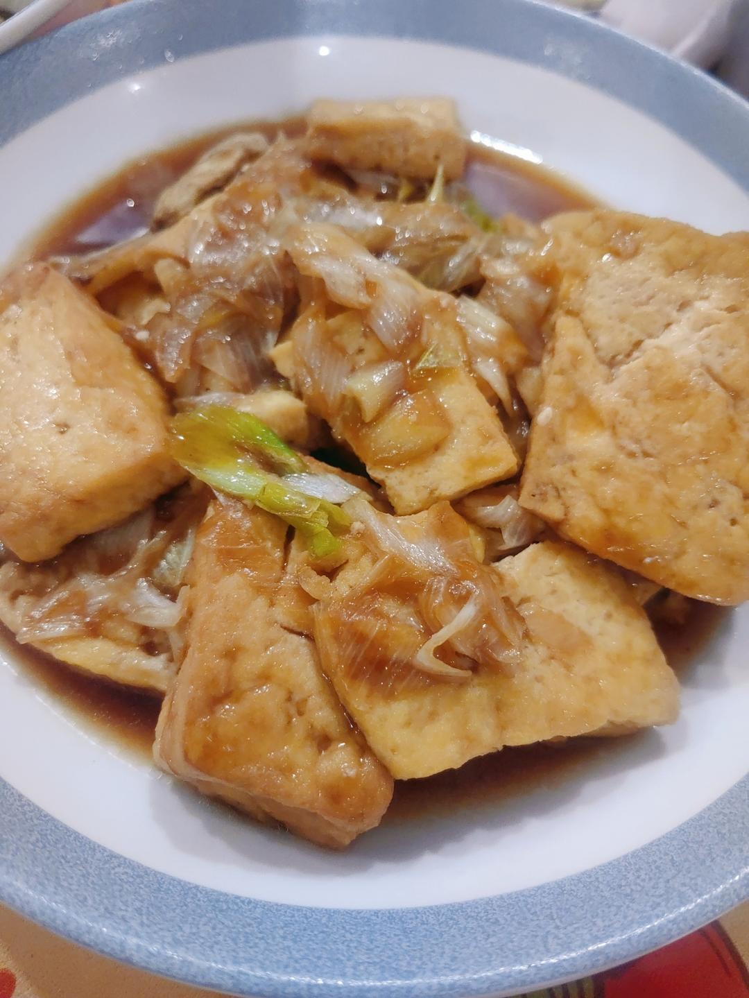 大葱烧豆腐