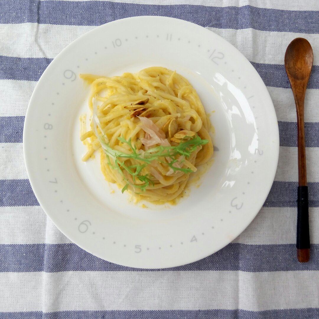 南瓜意面(Spaghetti with Pumpkin Sauce)