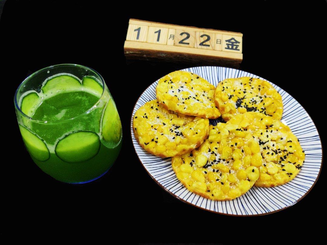 不用油炸的黄金玉米烙（视频菜谱）