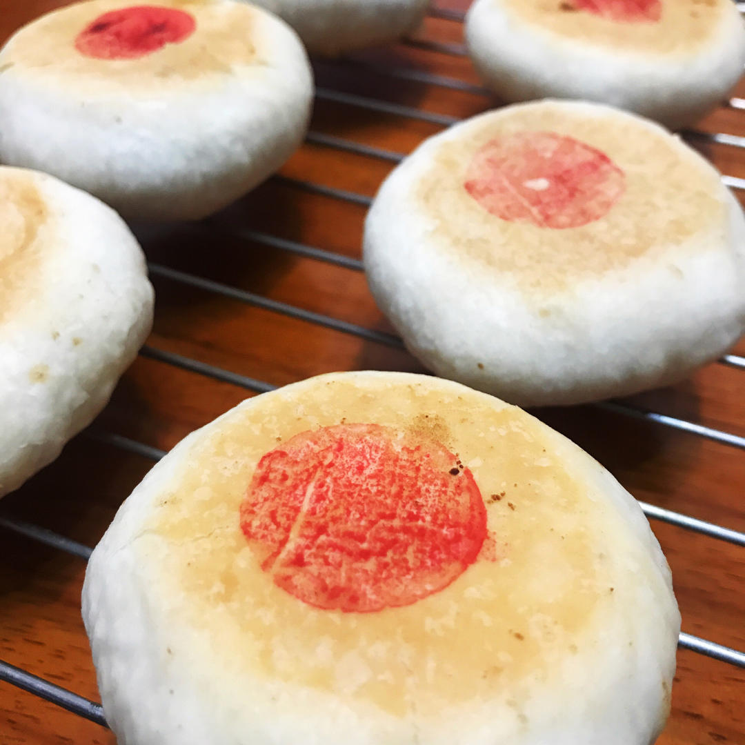 玫瑰鲜花饼，快手烫面法免出膜版，超级香酥！