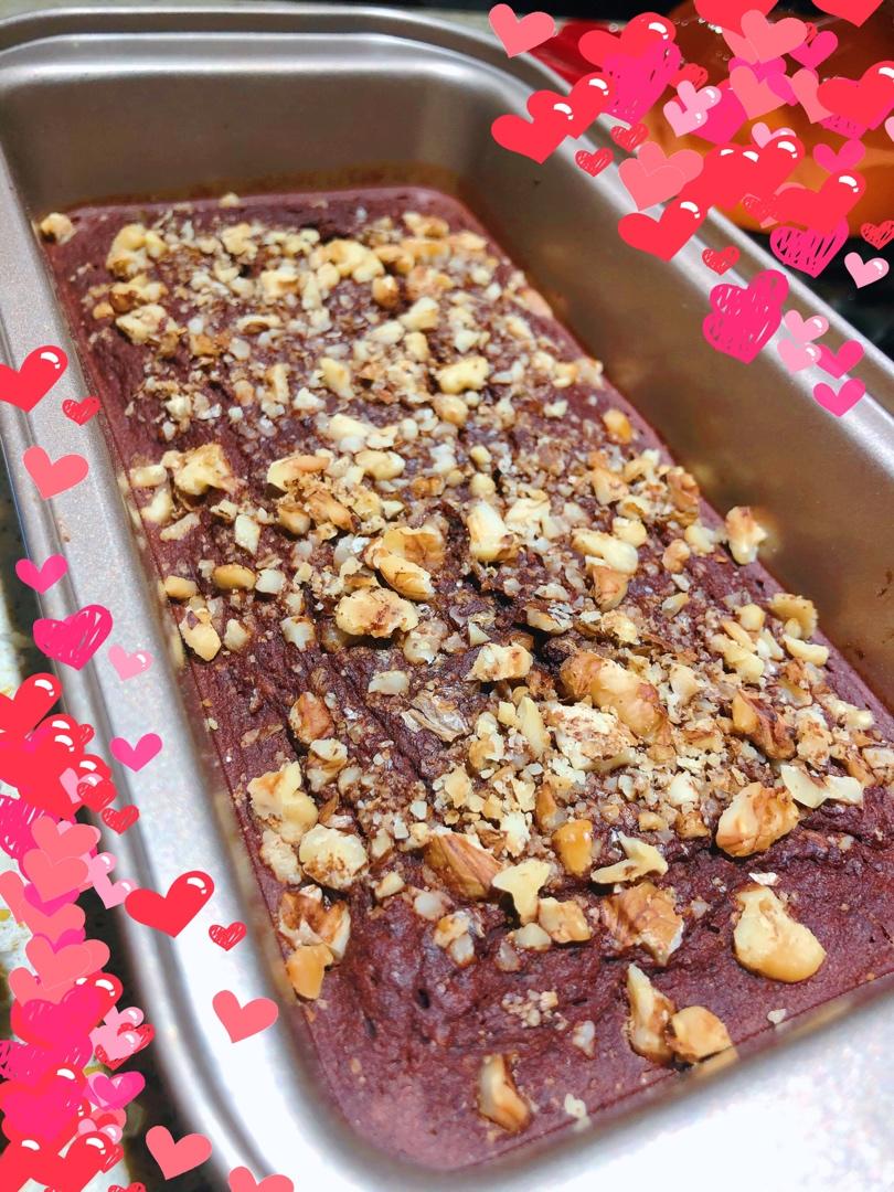 无油无糖低脂布朗尼！！整盘400多克的蛋糕热量不到500卡！！