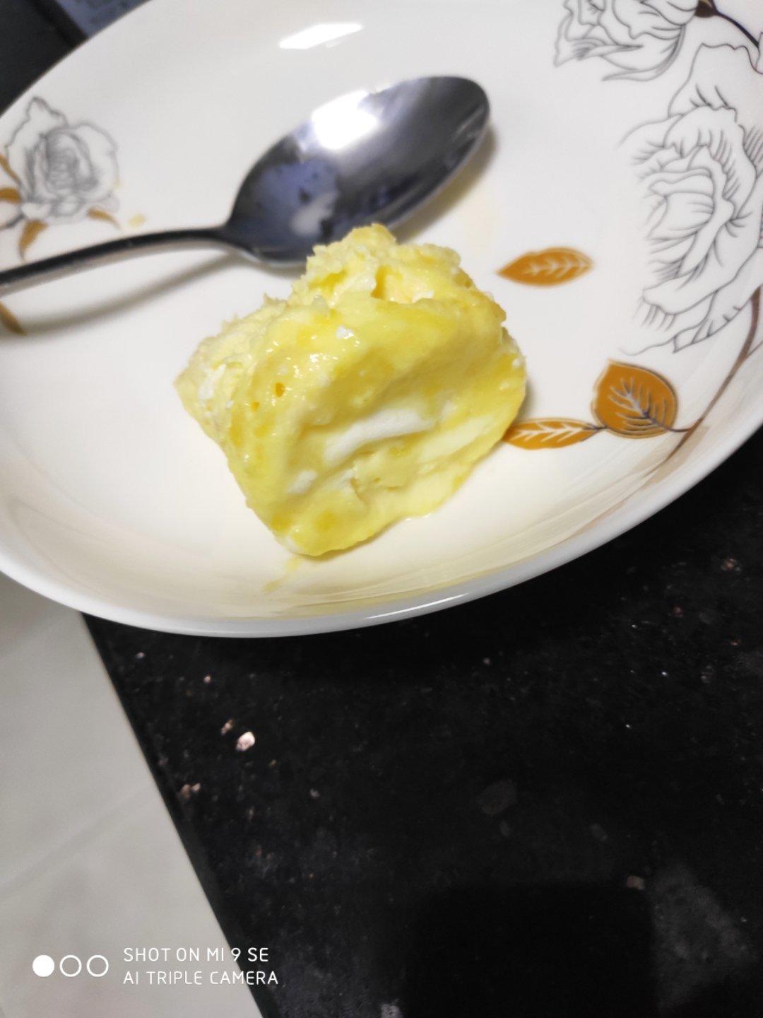 懒人食|1分钟微波炉柠檬酸奶小蛋糕（无油低脂版）