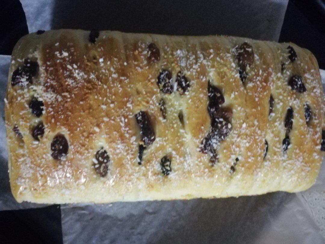 手撕蔓越莓炼乳吐司