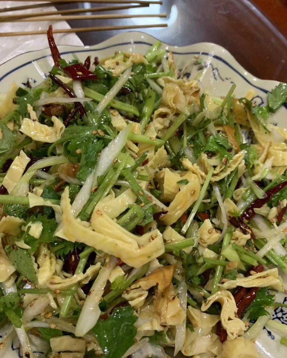 炝拌干豆腐丝