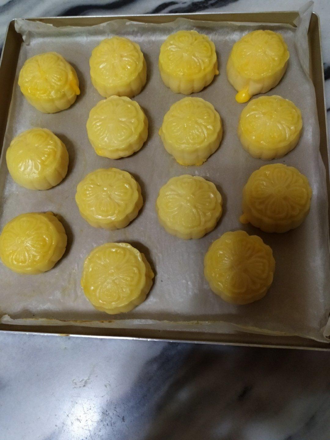 流心奶黄月饼（无吉士粉/转化糖浆版本）【曼食慢语】