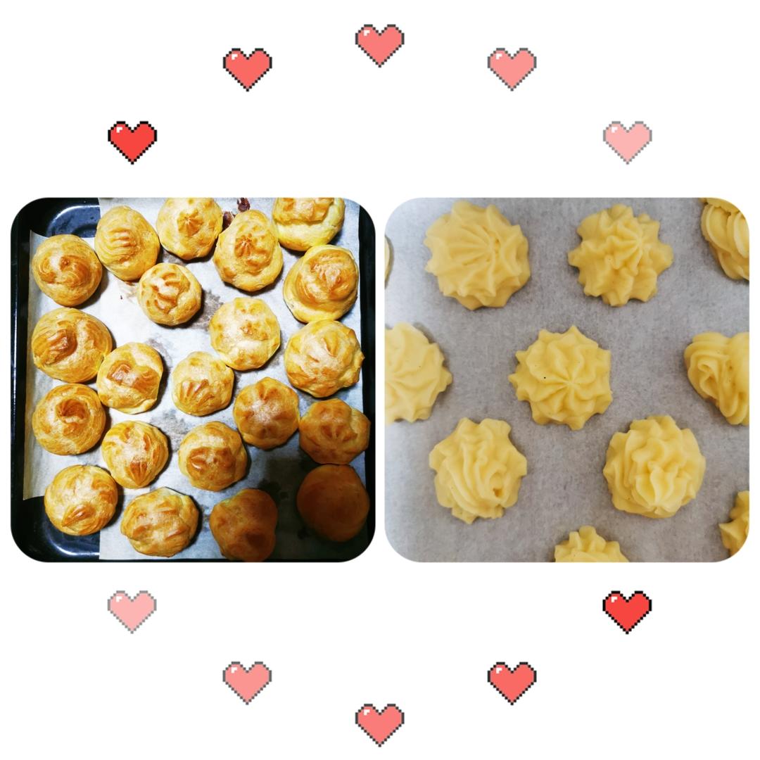 简单易成功的奶油小泡芙做法