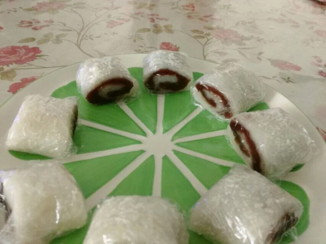 豆沙糯米卷