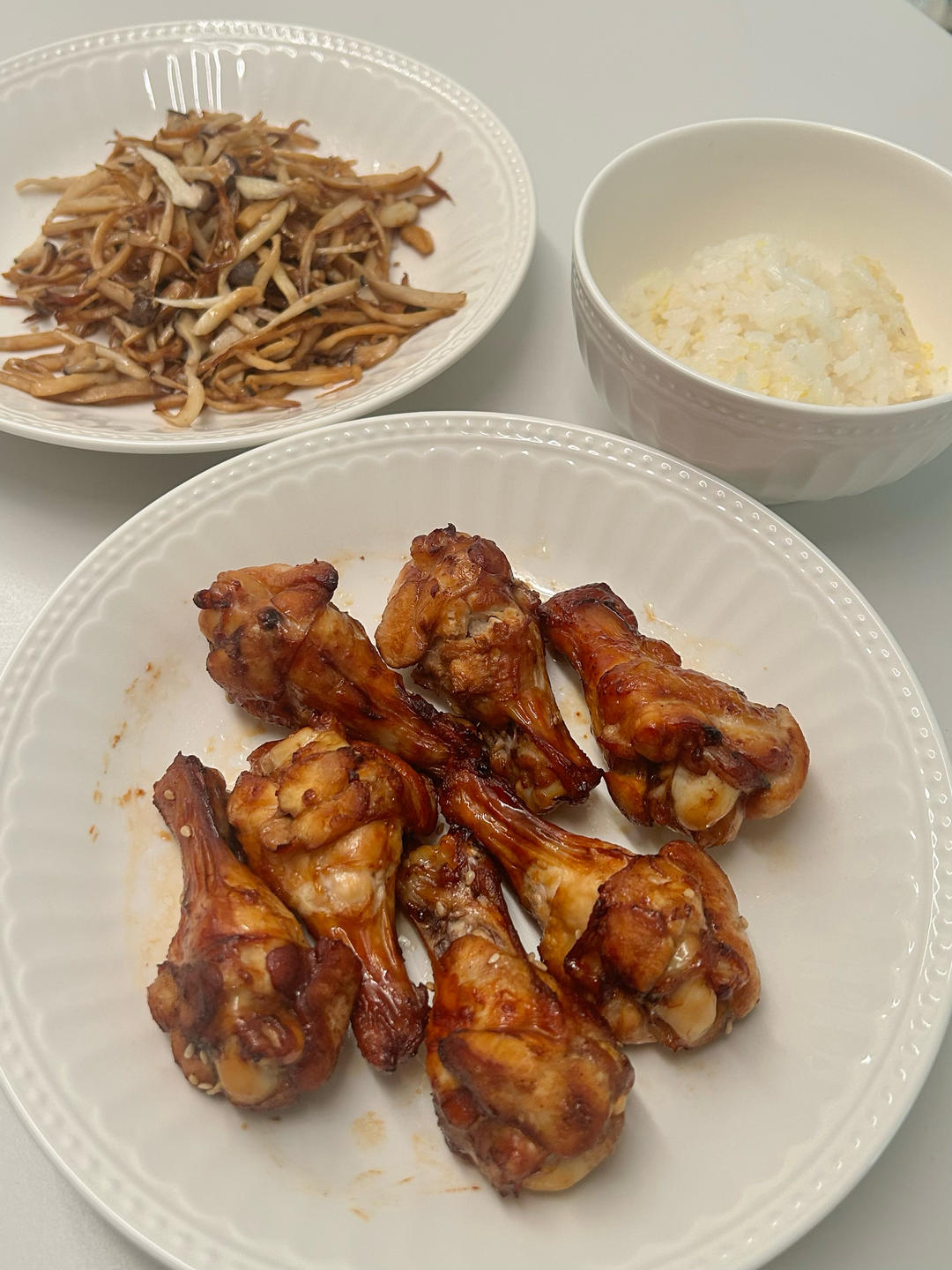 空气炸锅炸鸡腿，好吃到同事都来要教程