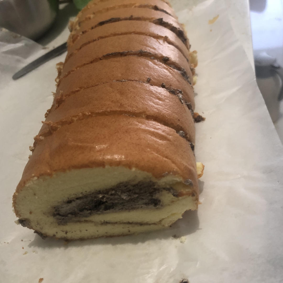 蛋糕卷这样做‼️不掉皮不开裂（小视频食谱）