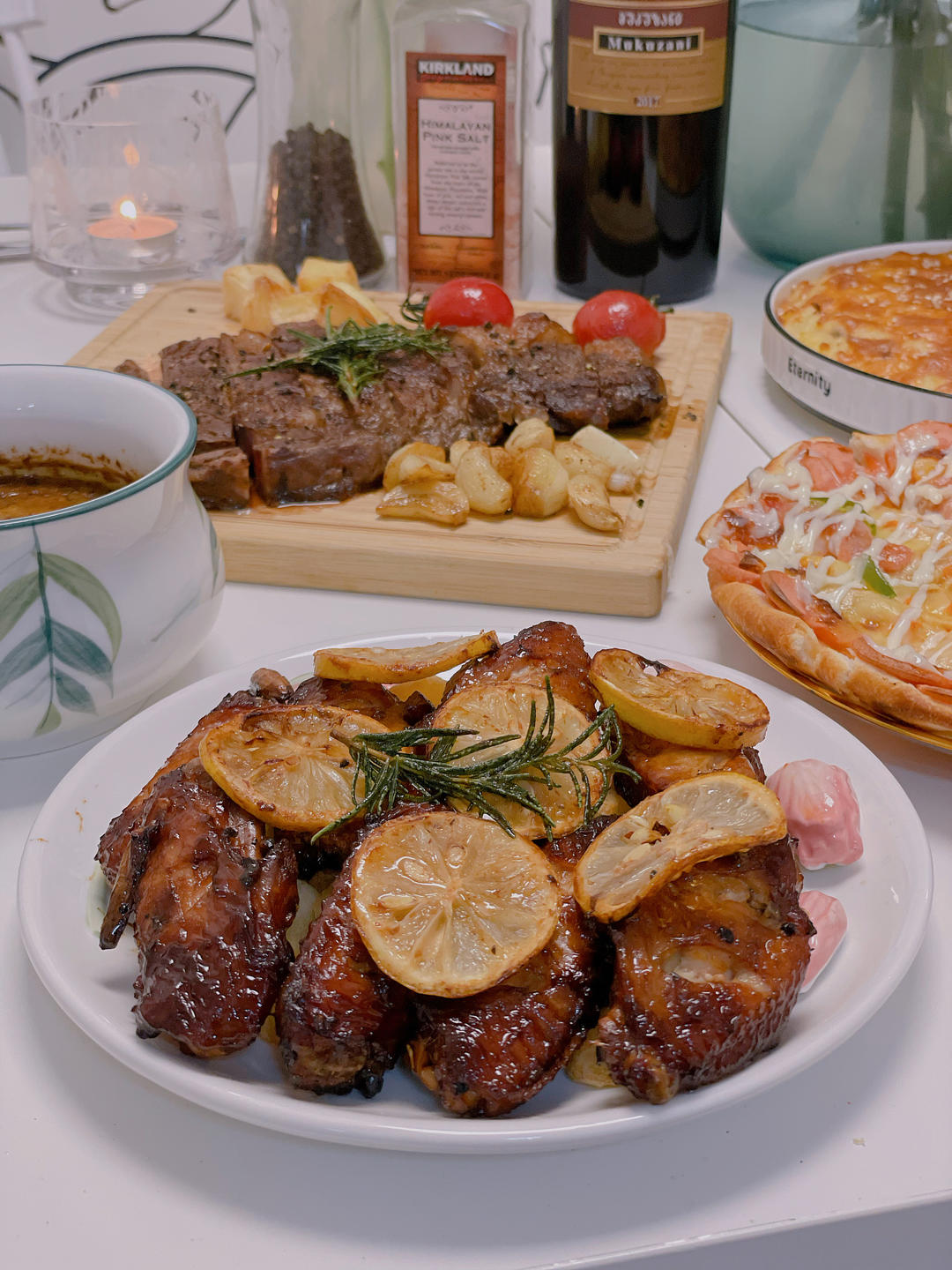 好吃到舔手指的🍋柠檬蒜香烤鸡翅-「家庭版」