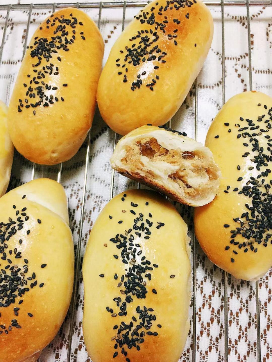 超好吃的肉松面包