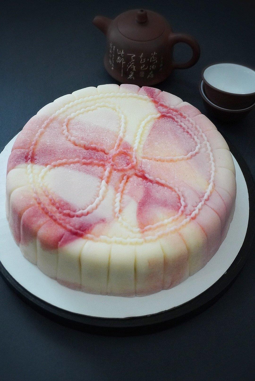 仙reese做的冰皮月饼造型蛋糕