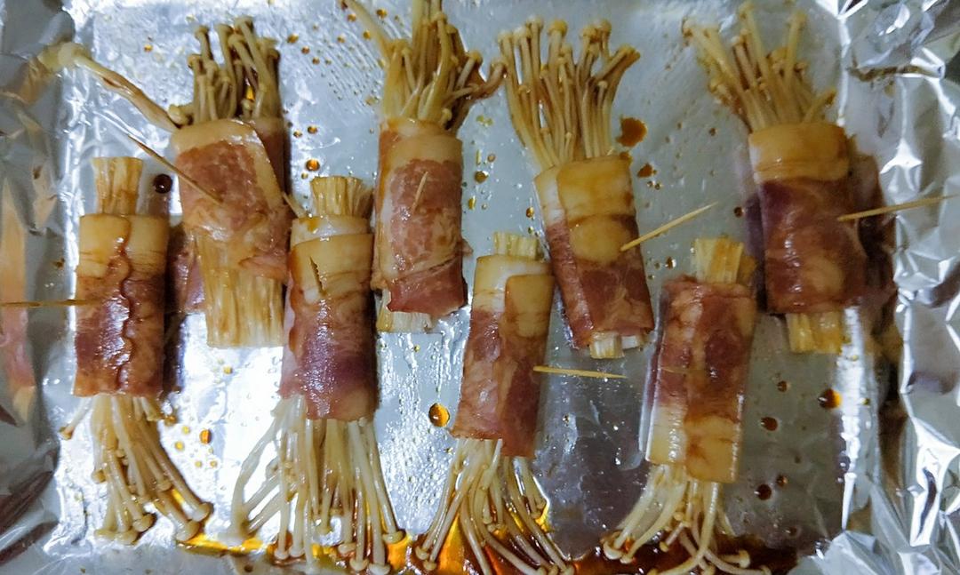 金针菇培根卷（烤箱）