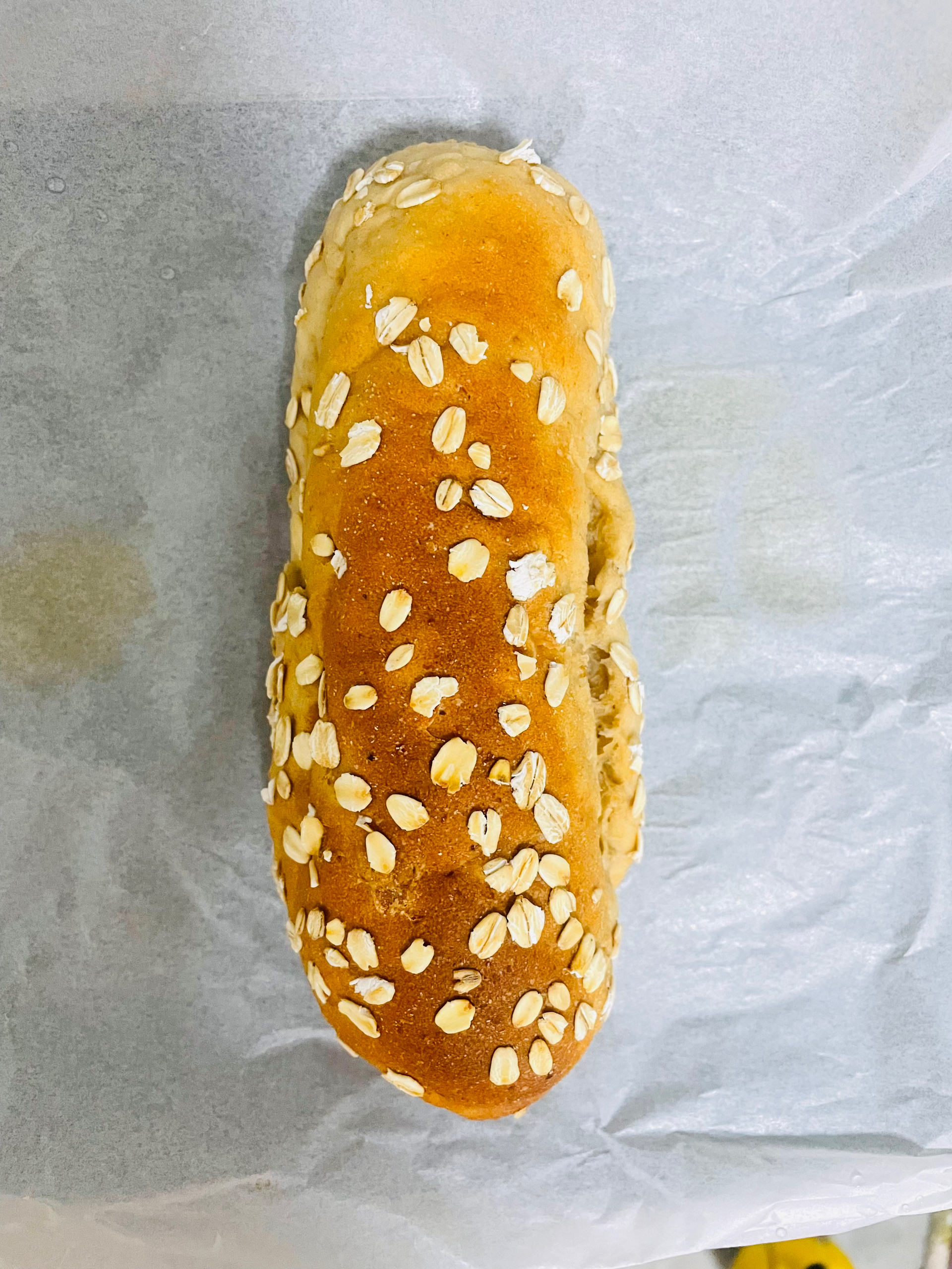 赛百味面包胚--蜂蜜燕麦面包 50%全麦 山寨版
