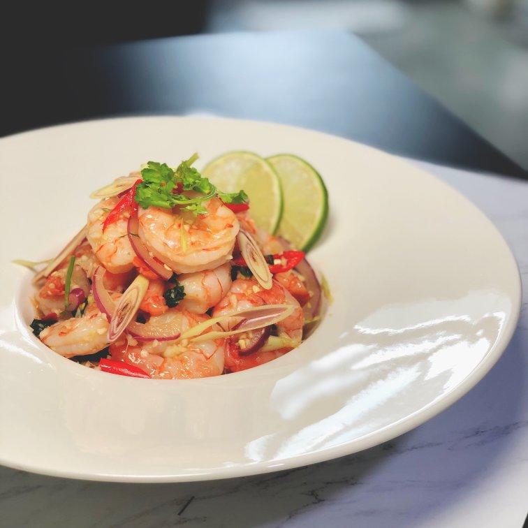 泰式青柠香茅浸虾 | Thai Lemongrass Flavored Shrimp