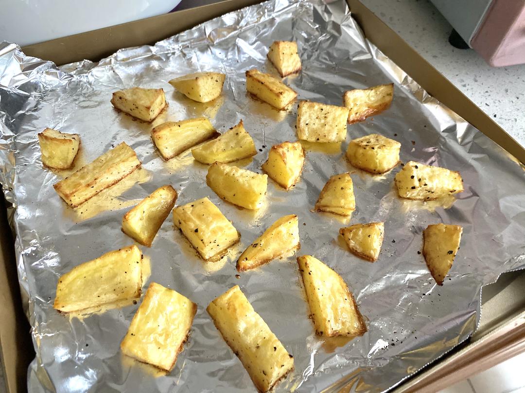 低卡零食—黑胡椒烤土豆的做法