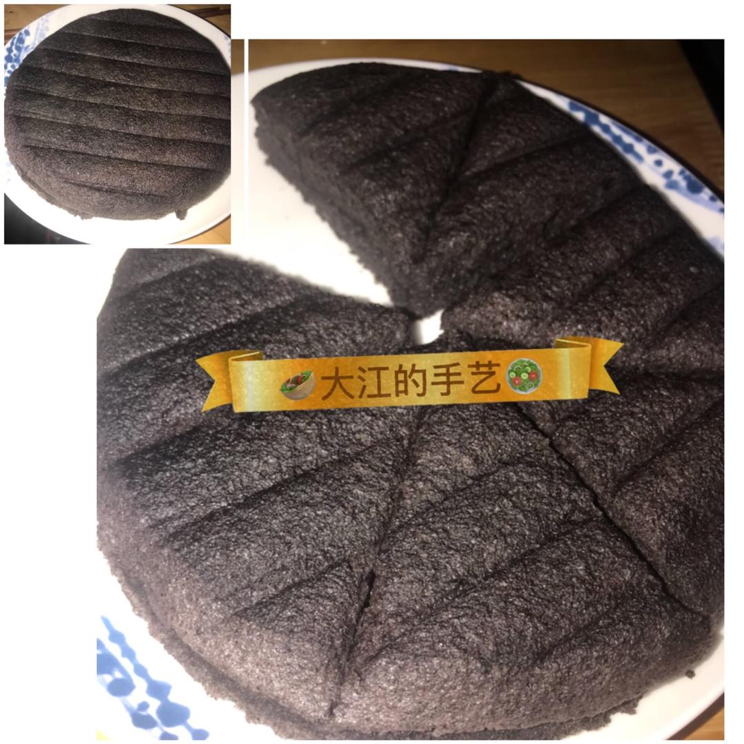 黑米蒸蛋糕