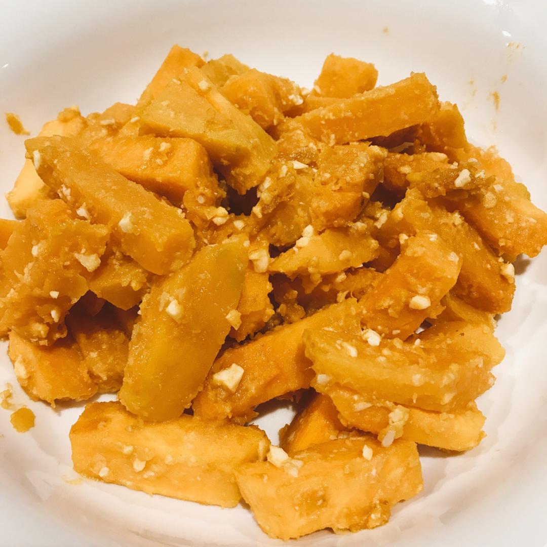 咸蛋黄炒南瓜