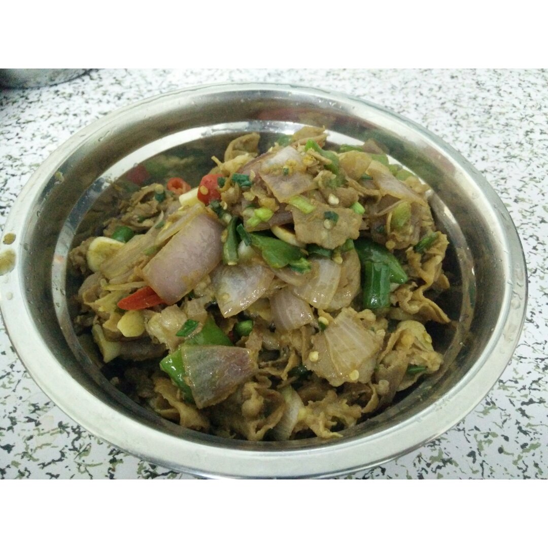 洋葱炒肥牛