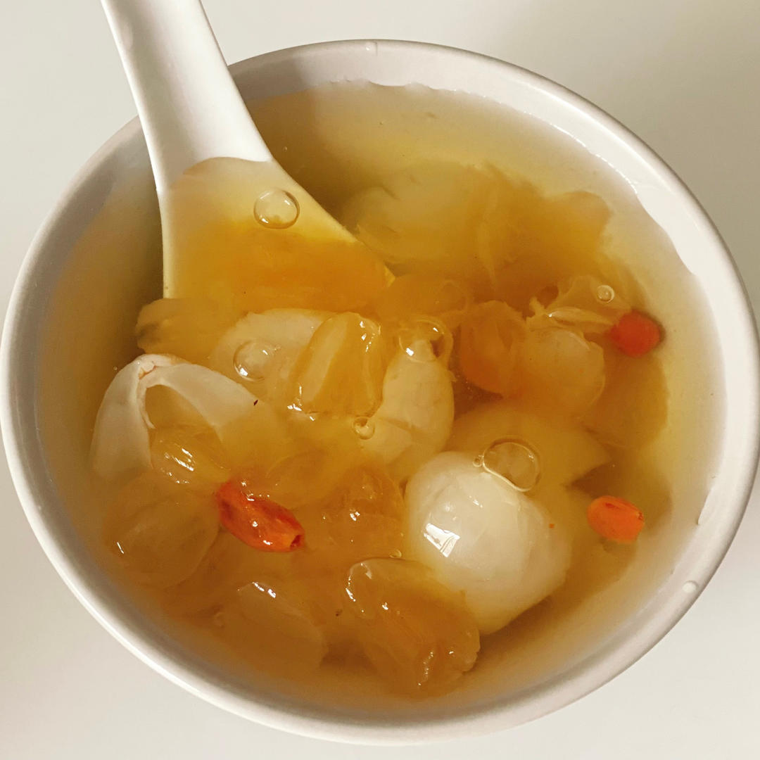 好吃到飘起来的茉莉花皂角米糖水