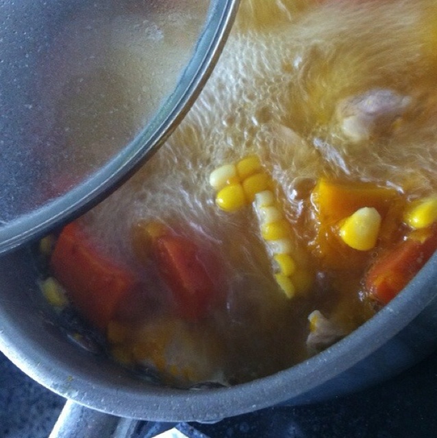 南瓜番茄排毒汤