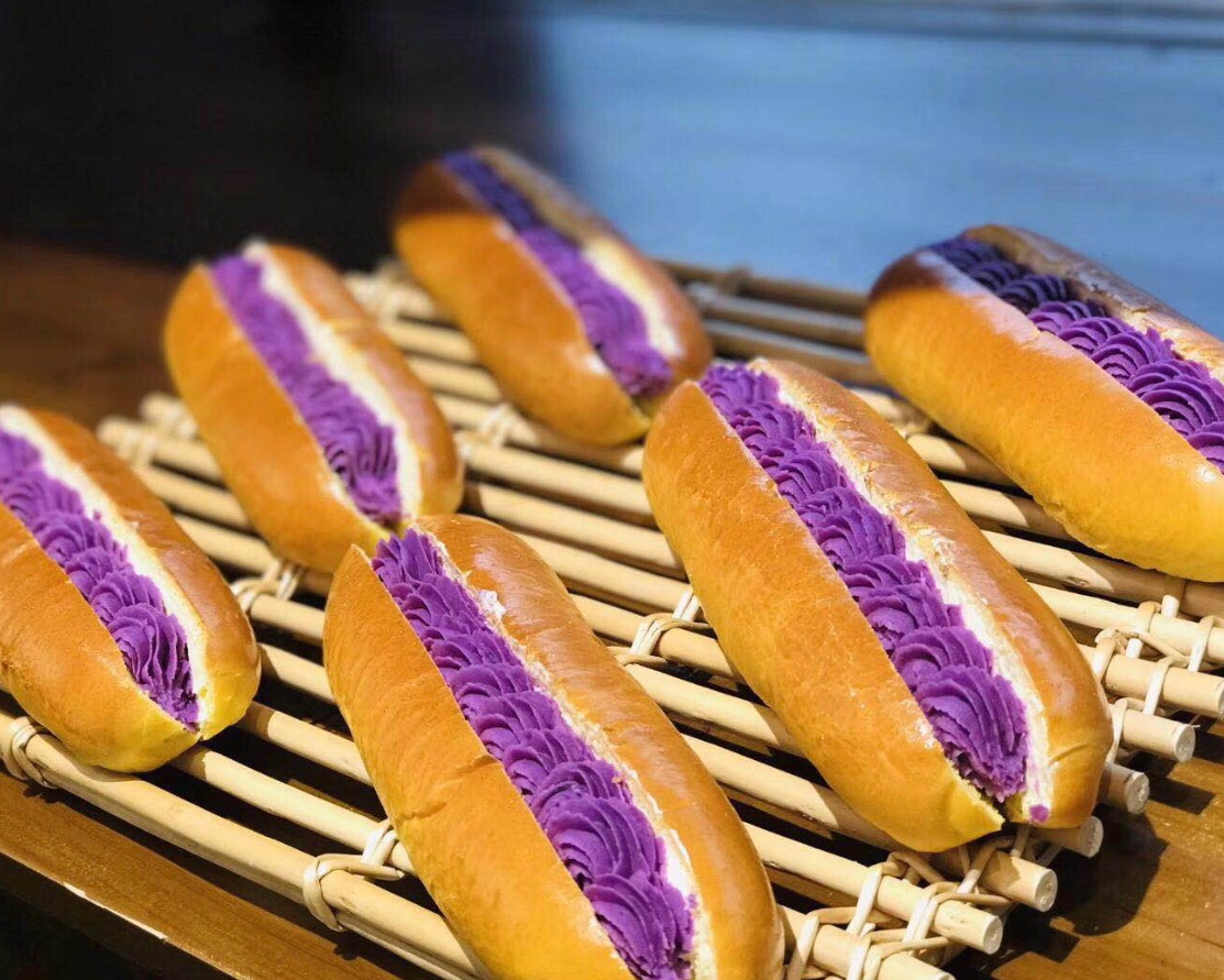 紫薯胡萝卜面包的做法