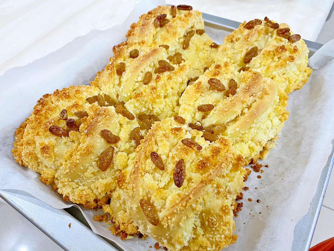 椰蓉奶排包（无黄油低卡版）