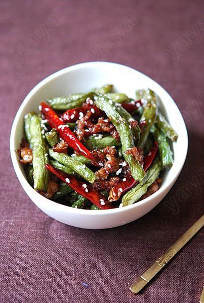 干煸四季豆的做法