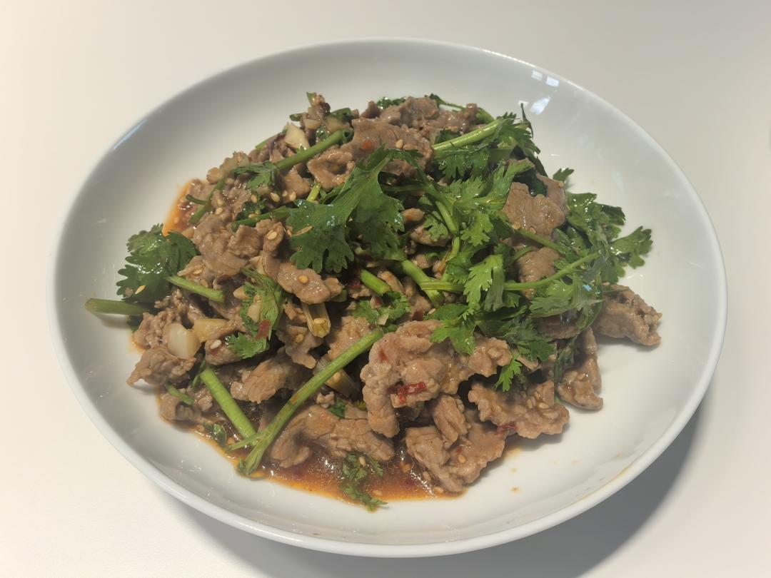 丈母娘吃了都夸的凉拌香菜牛肉