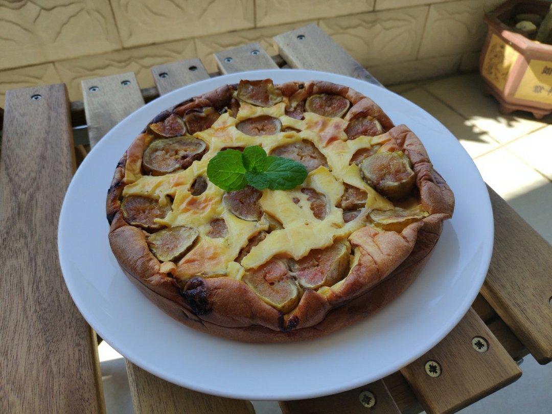 无花果克拉夫缇clafoutis