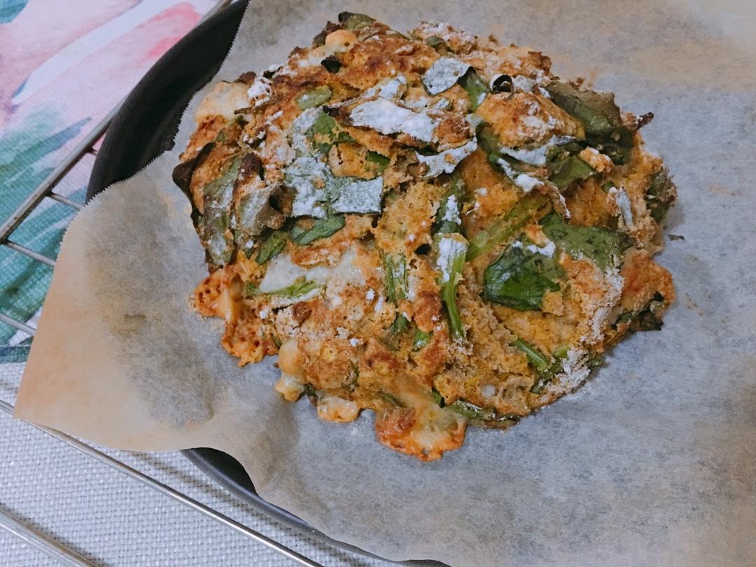 菠菜南瓜奶酪丹波面包丨健康·烘焙