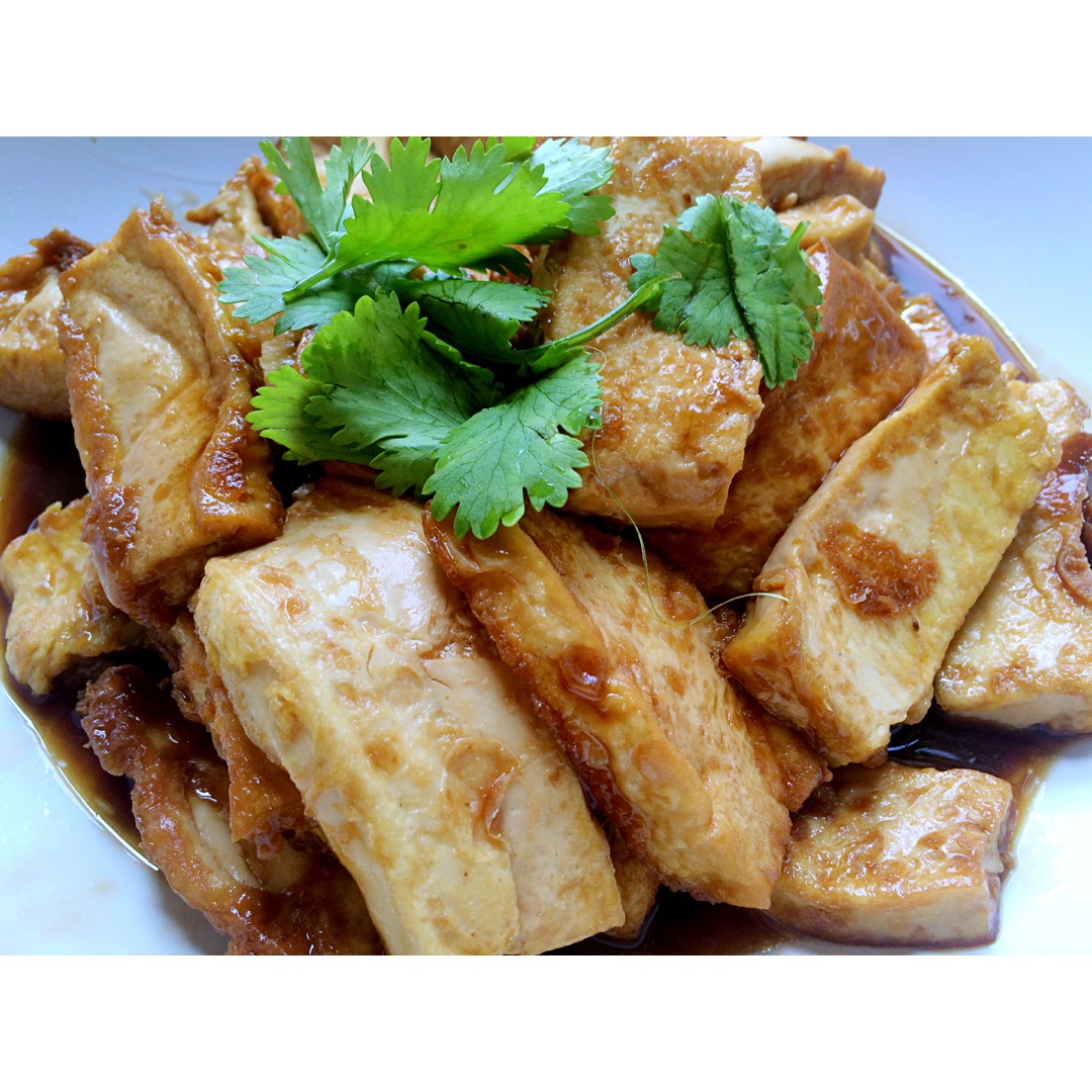 蚝油嫩豆腐