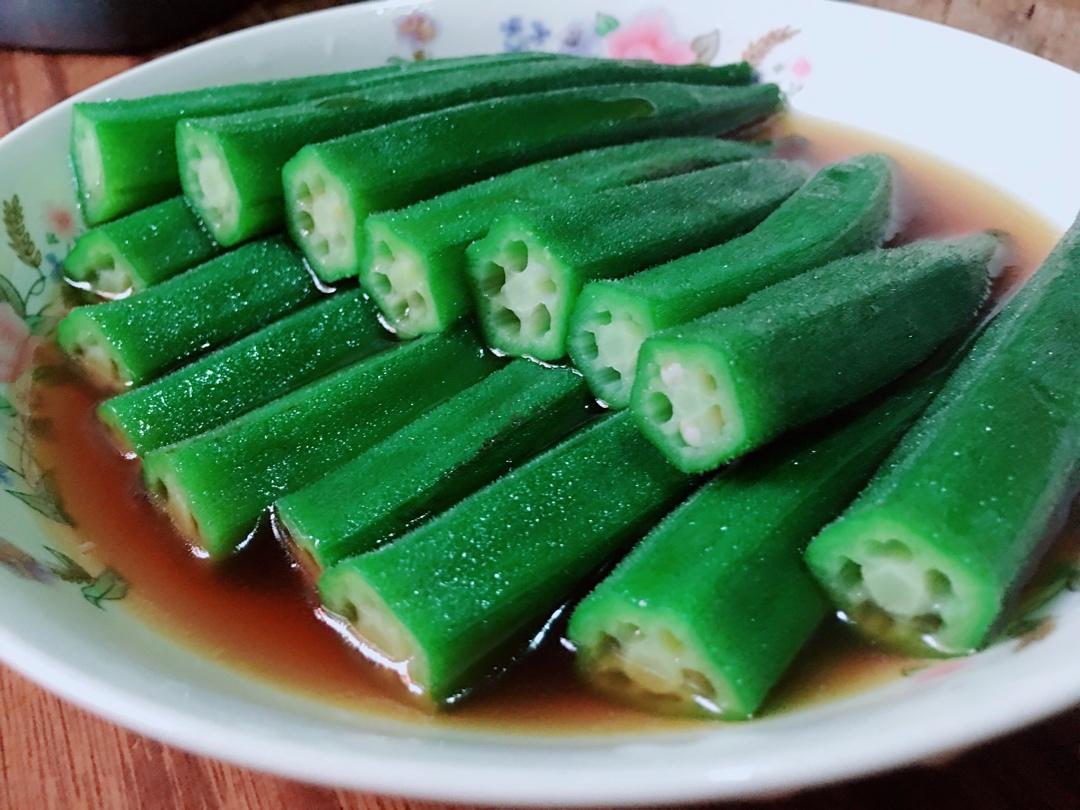 白灼秋葵3步法