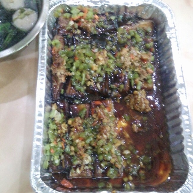 有油版～微波炉烤茄子