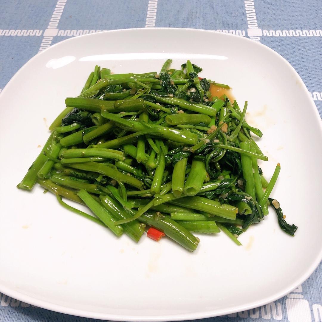 蚝油蒜蓉空心菜