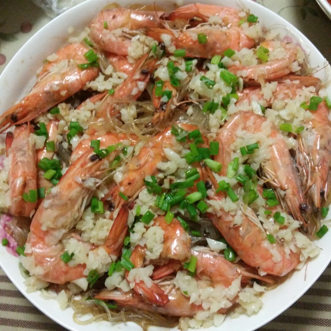 蒜蓉粉丝蒸大虾