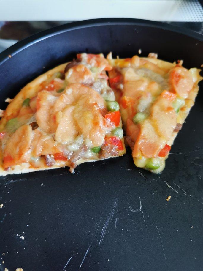 奥尔良烤鸡肉披萨