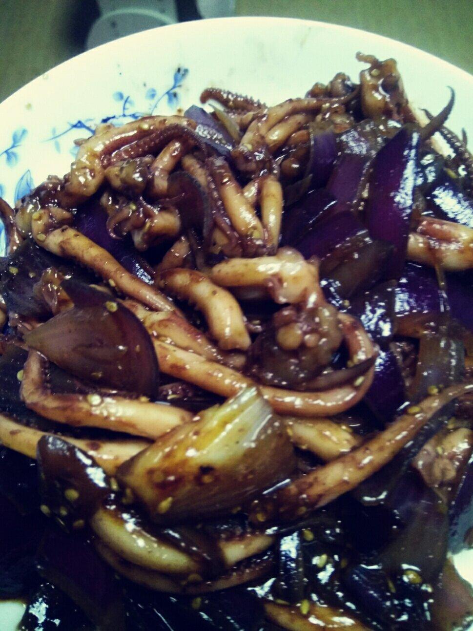 平底锅版铁板鱿鱼