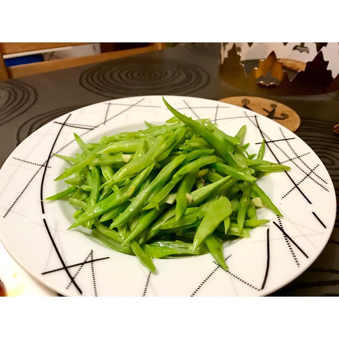 清炒扁豆丝