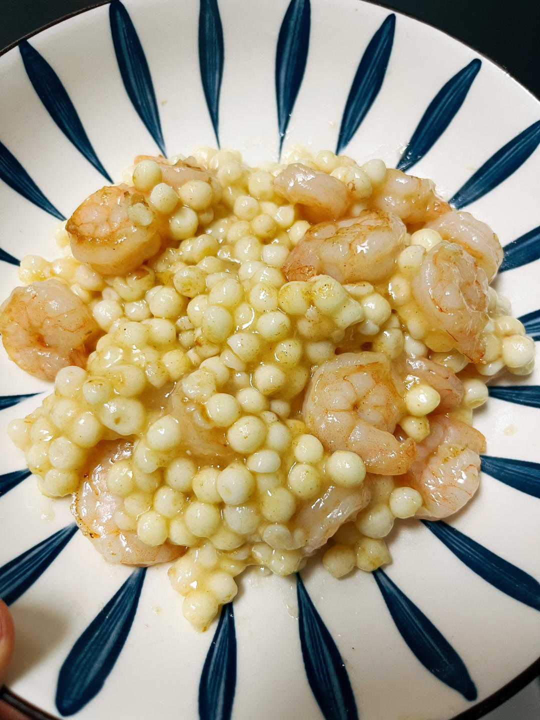 鸡头米甜豆炒虾仁