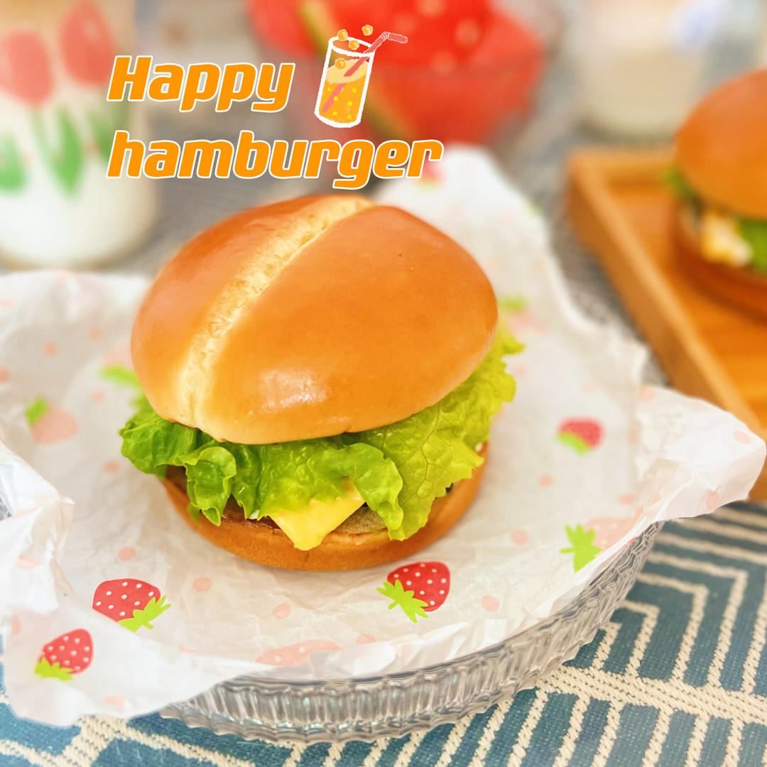 正宗的麦当劳双吉牛肉汉堡