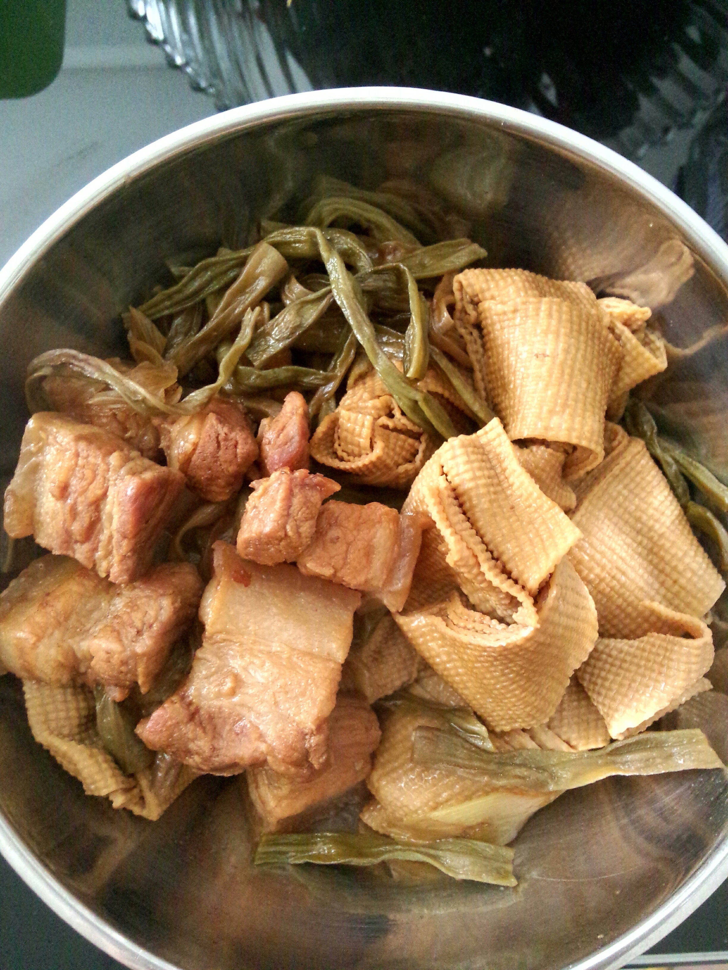 红烧肉炖土豆