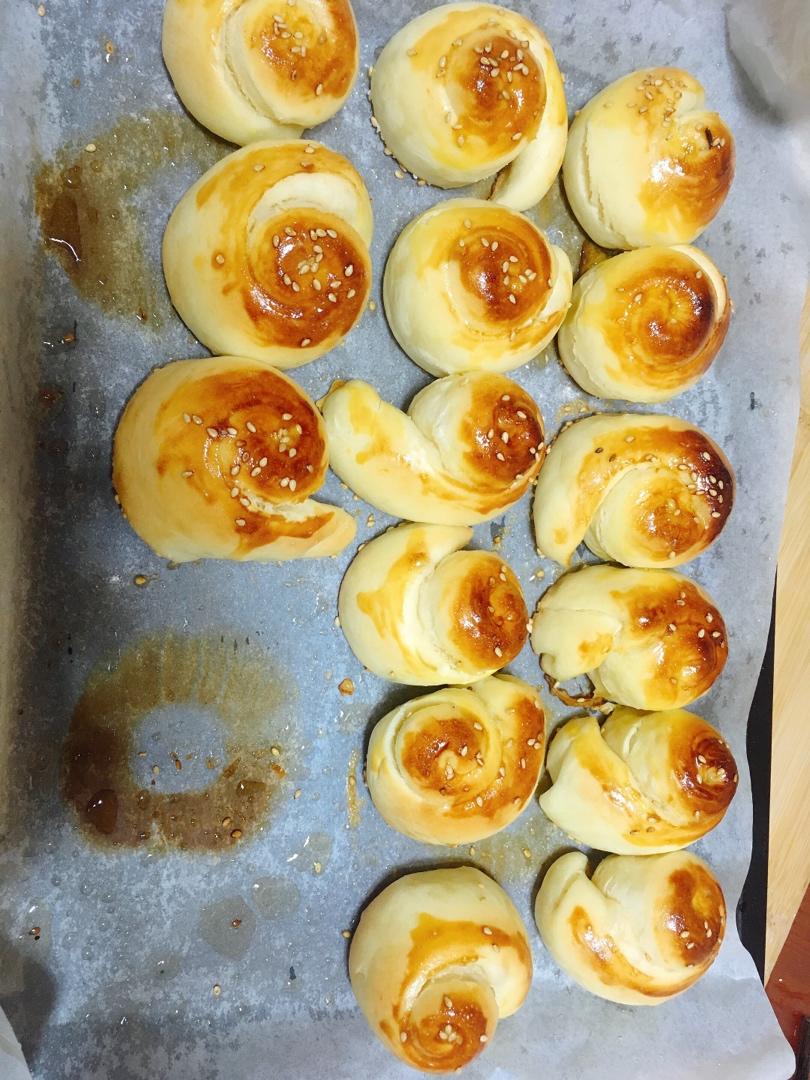 脆底蜂蜜小面包