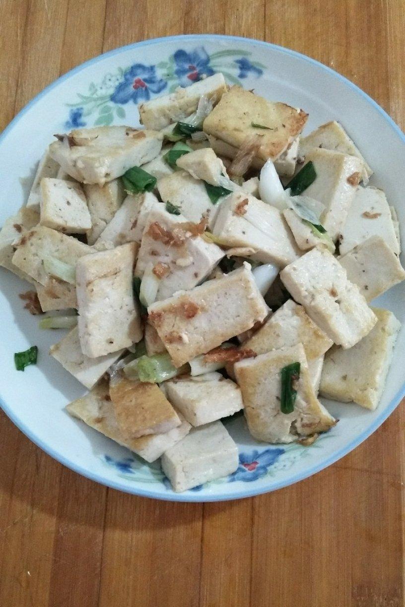 小葱炒豆腐