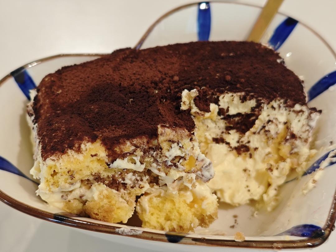 提拉米苏-不添加吉利丁的熟蛋做法才是真的好