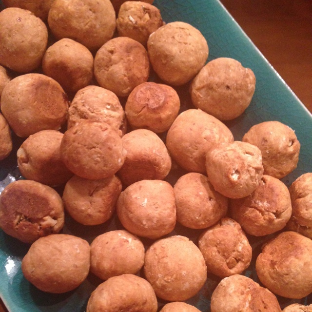 臭兜妈97736做的红糖核桃脆果子