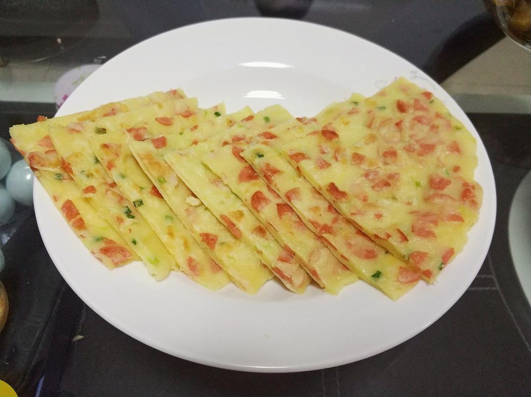 培根香葱鸡蛋饼