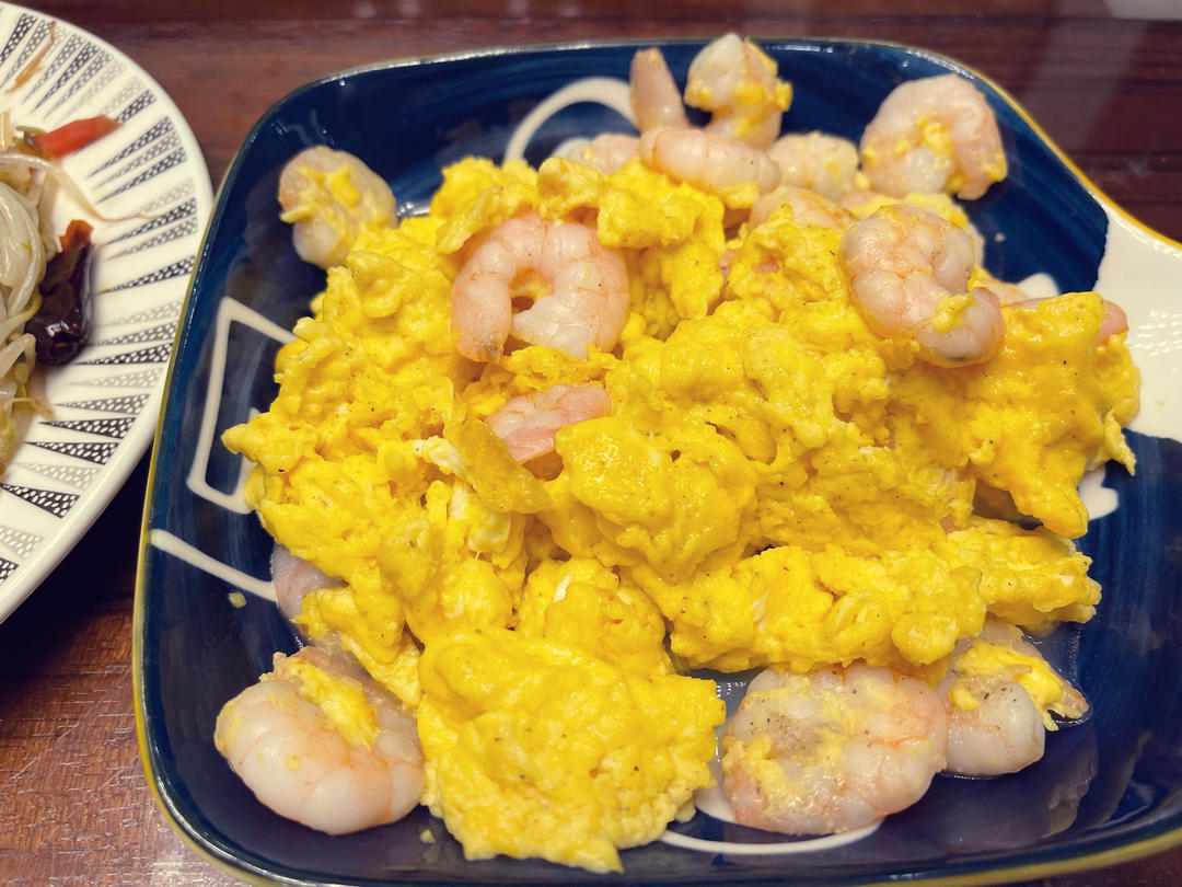 鲜香嫩滑的 虾仁滑蛋