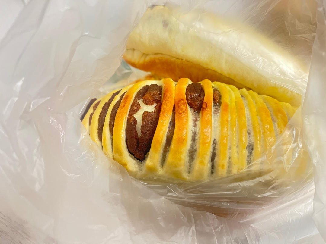 豆沙面包圈（一次发酵）