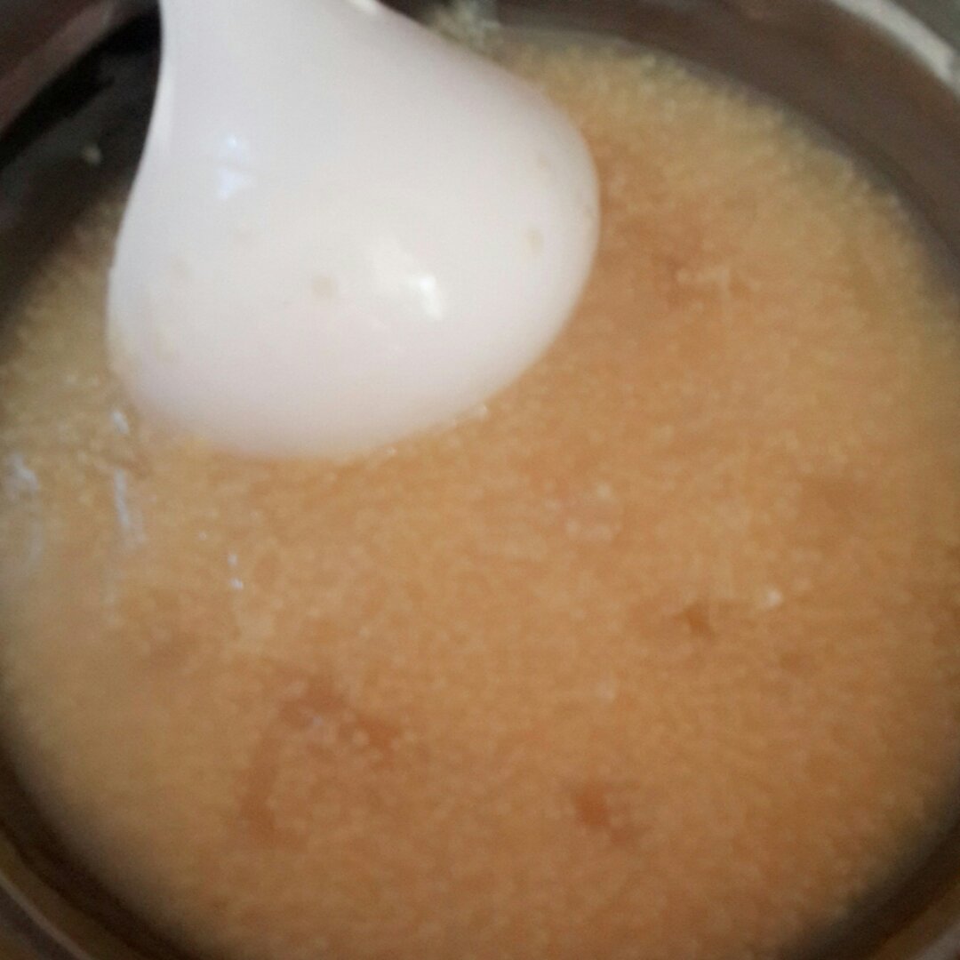 苹果小米粥
